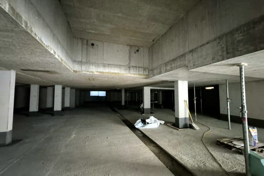 Tiefgarage Stahlbeton-Skelettbau