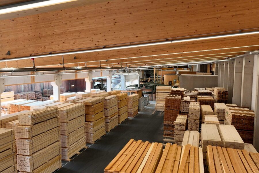Holzverarbeitungsbetrieb Innenansicht