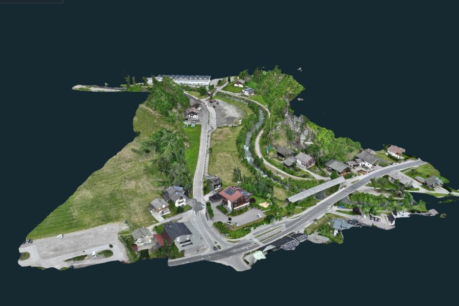 Statisches 3D-Geländemodell