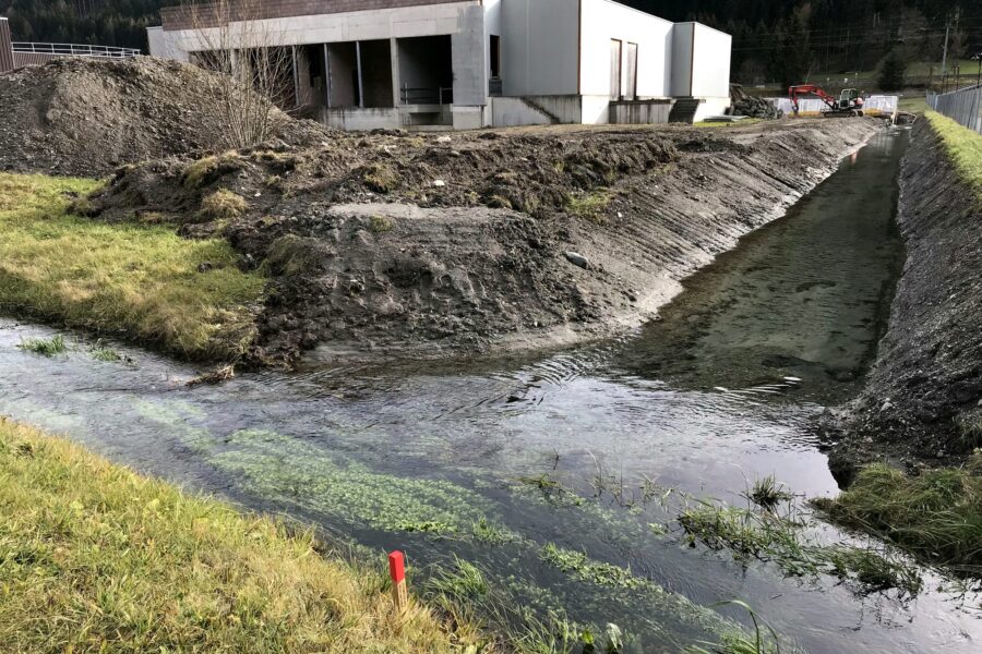 Wasserbauwerk in Ortbeton