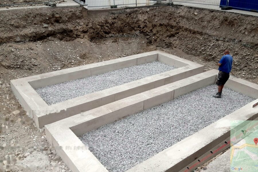 Fundamentierung in Ortbeton